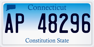 CT license plate AP48296