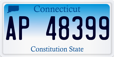CT license plate AP48399