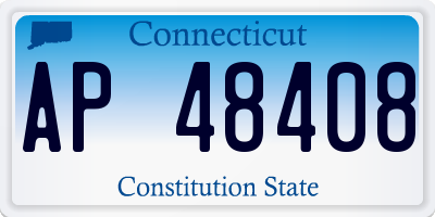 CT license plate AP48408