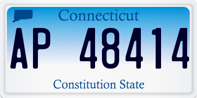 CT license plate AP48414