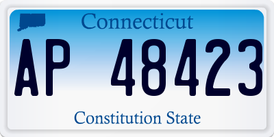 CT license plate AP48423