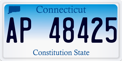 CT license plate AP48425