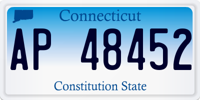 CT license plate AP48452