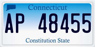 CT license plate AP48455