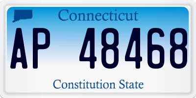 CT license plate AP48468