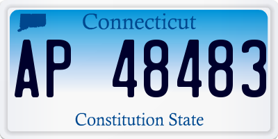 CT license plate AP48483
