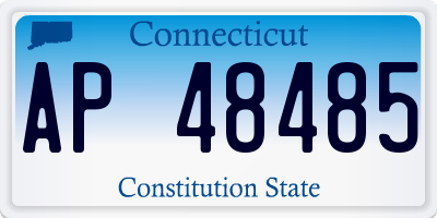 CT license plate AP48485