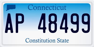 CT license plate AP48499
