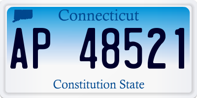 CT license plate AP48521
