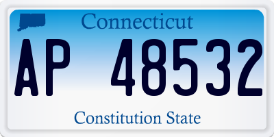 CT license plate AP48532