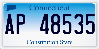 CT license plate AP48535