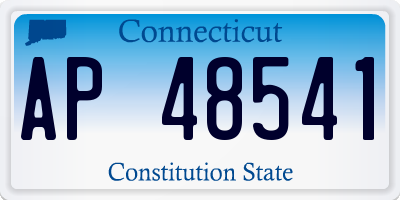 CT license plate AP48541