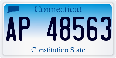 CT license plate AP48563