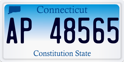 CT license plate AP48565
