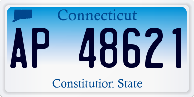 CT license plate AP48621