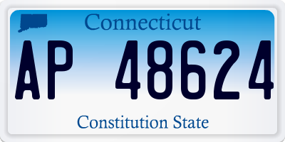 CT license plate AP48624