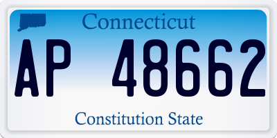 CT license plate AP48662