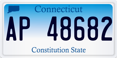 CT license plate AP48682
