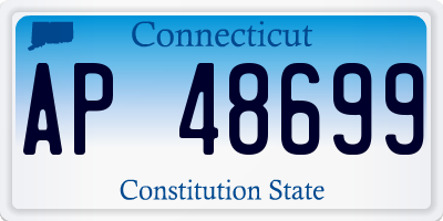 CT license plate AP48699