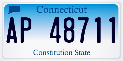 CT license plate AP48711