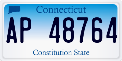CT license plate AP48764