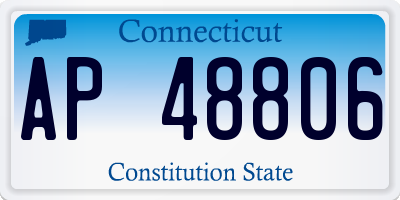 CT license plate AP48806