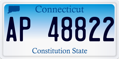 CT license plate AP48822