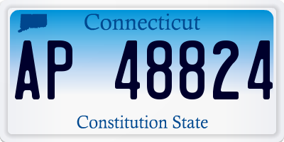 CT license plate AP48824