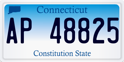 CT license plate AP48825