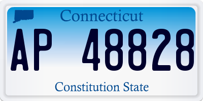 CT license plate AP48828