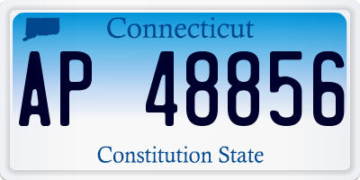 CT license plate AP48856
