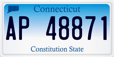 CT license plate AP48871