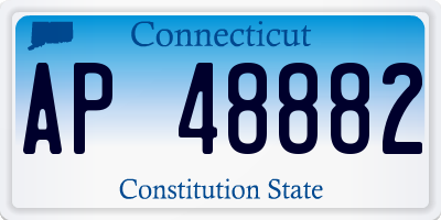 CT license plate AP48882