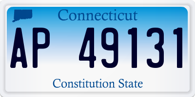 CT license plate AP49131