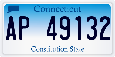 CT license plate AP49132