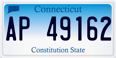 CT license plate AP49162