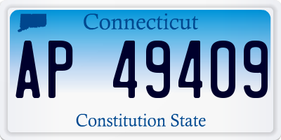 CT license plate AP49409