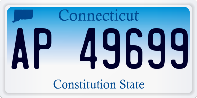 CT license plate AP49699