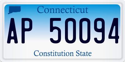 CT license plate AP50094