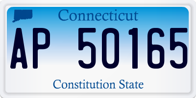 CT license plate AP50165