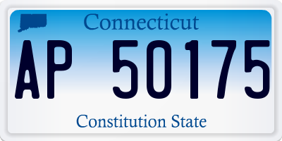 CT license plate AP50175