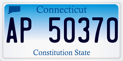 CT license plate AP50370