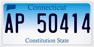CT license plate AP50414