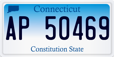 CT license plate AP50469
