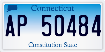 CT license plate AP50484