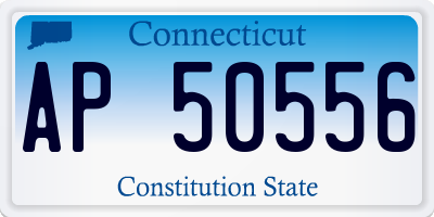 CT license plate AP50556