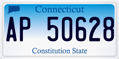 CT license plate AP50628