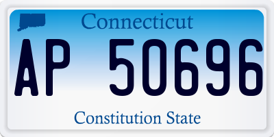 CT license plate AP50696