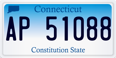 CT license plate AP51088
