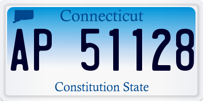 CT license plate AP51128